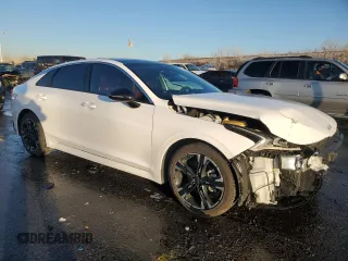 2022 Kia K5 GT-Line with VIN 5XXG64J21NG151942, listed as a Copart auction lot 42590535 with 22,053 mi miles and Salvage Title. Bid and sale history available at carsss.com. Image 4.