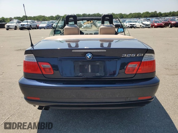 2004 BMW 3 Series 325Ci with VIN WBABW33434PL25386, listed as a Copart auction lot 62984964 with 88,373 mi miles and Salvage Title. Bid and sale history available at carsss.com. Image 6.