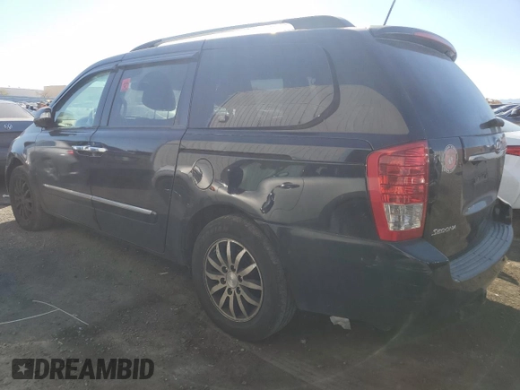 2012 Kia Sedona EX with VIN KNDMH4C75C6436757, listed as a Copart auction lot 76171674 with 163,404 mi miles and Clean Title. Bid and sale history available at carsss.com. Image 2.