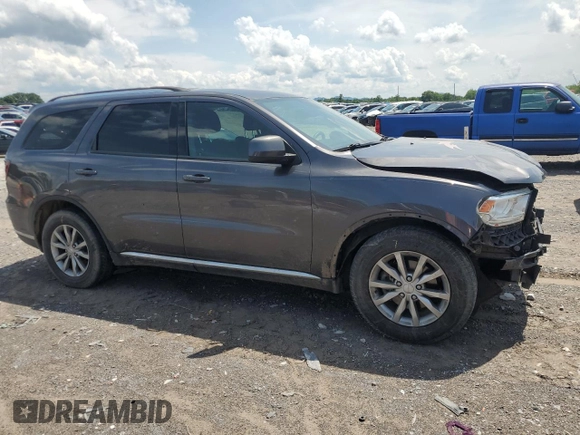 2017 Dodge Durango SXT with VIN 1C4RDHAG9HC860026, listed as a Copart auction lot 59656105 with 130,452 mi miles and Salvage title. Bid and sale history available at DreamBid. Image 4.