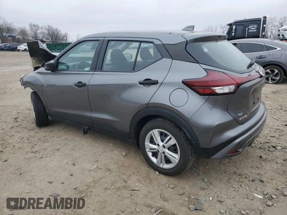 2021 Nissan Kicks S z VIN 3N1CP5BV9ML488973, wystawiony jako Copart lot #49026305 z przebiegiem 74 329 mil mil oraz Szkoda całkowita • Salvage title. Historia ofert i sprzedaży dostępna na DreamBid. Obrazek 2.