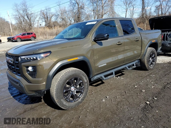 2024 GMC Canyon 4WD Elevation with VIN 1GTP6BEK9R1186552, listed as a Copart auction lot 47214415 with 15,883 mi miles and Salvage Title. Bid and sale history available at carsss.com. Image 1.