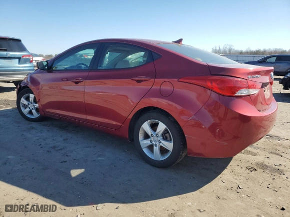 2013 Hyundai Elantra GLS PZEV with VIN 5NPDH4AE9DH352577, listed as a Copart auction lot 45100665 with 84,773 mi miles and Salvage Title. Bid and sale history available at carsss.com. Image 2.