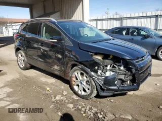 2016 Ford Escape Titanium with VIN 1FMCU0JX1GUA65239, listed as a Copart auction lot 49306785 with 124,658 mi miles and Salvage Title. Bid and sale history available at carsss.com. Image 4.