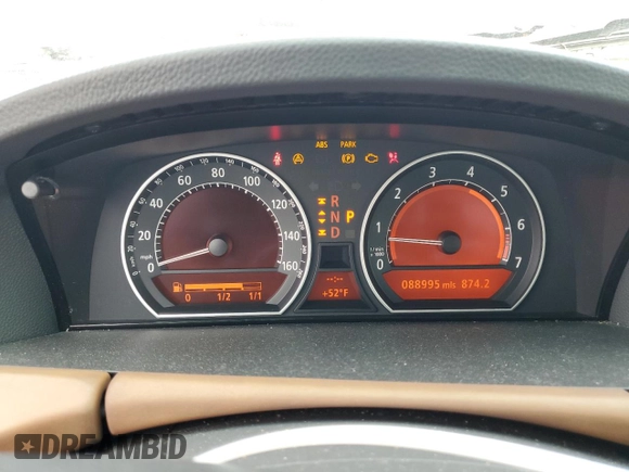 2003 BMW 7 Series 745i with VIN WBAGL63483DP64521, listed as a Copart auction lot 54973345 with 88,995 mi miles and Clean title. Bid and sale history available at DreamBid. Image 9.