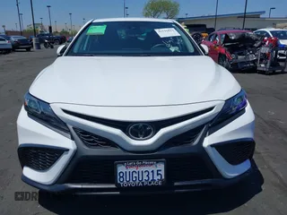 2021 Toyota Camry SE Nightshade with VIN 4T1G11AK9MU421484, listed as a IAAI auction lot 42116813 with 13,696 mi miles and . Bid and sale history available at carsss.com. Image 12.