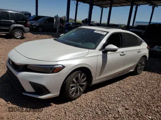 2022 Honda Civic EX-L z VIN 19XFL1H73NE017933, wystawiony jako Copart lot #54072625 z przebiegiem 24 012 mil mil oraz Szkoda całkowita • Salvage title. Historia ofert i sprzedaży dostępna na DreamBid. Obrazek 1.