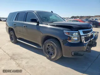 2017 Chevrolet Tahoe Commercial with VIN 1GNLCDEC5HR219842, listed as a Copart auction lot 48504235 with 96,003 mi miles and Salvage Title. Bid and sale history available at carsss.com. Image 4.