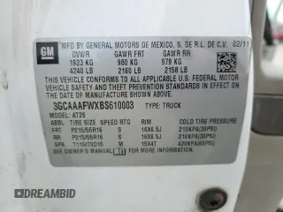 2011 Chevrolet HHR LS with VIN 3GCAAAFWXBS610003, listed as a Copart auction lot 82632934 with 251,472 mi miles and Salvage title. Bid and sale history available at DreamBid. Image 15.