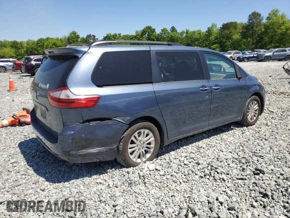 2015 Toyota Sienna XLE with VIN 5TDYK3DCXFS676402, listed as a Copart auction lot 54733845 with 173,044 mi miles and Salvage Title. Bid and sale history available at DreamBid. Image 3.