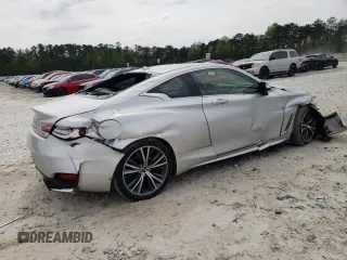 2020 Infiniti Q60 Luxe with VIN JN1EV7EKXLM340167, listed as a Copart auction lot 46643473 with 28,966 mi miles and . Bid and sale history available at carsss.com. Image 3.