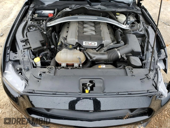 2015 Ford Mustang GT Premium with VIN 1FATP8FF6F5402223, listed as a Copart auction lot 44698185 with 47,078 mi miles and Salvage title. Bid and sale history available at DreamBid. Image 12.