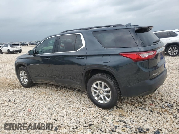 2019 Chevrolet Traverse LT Cloth z VIN 1GNEVGKW9KJ281947, wystawiony jako Copart lot #55349625 z przebiegiem 86 559 mil mil oraz Szkoda całkowita • Salvage title. Historia ofert i sprzedaży dostępna na DreamBid. Obrazek 2.