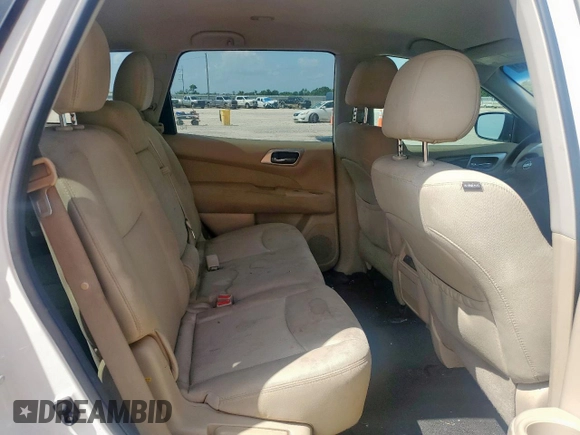 2017 Nissan Pathfinder S with VIN 5N1DR2MN2HC601473, listed as a Copart auction lot 61259475 with 175,483 mi miles and Salvage title. Bid and sale history available at DreamBid. Image 11.
