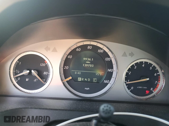 2008 Mercedes-Benz C 350 Sport with VIN WDDGF56X08F034159, listed as a Copart auction lot 65790305 with 139,703 mi miles and Salvage title. Bid and sale history available at DreamBid. Image 9.