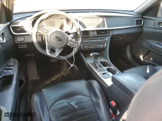 2019 Kia Optima SX with VIN 5XXGW4L20KG315190, listed as a Copart auction lot 87968565 with 99,161 mi miles and Salvage Title. Bid and sale history available at carsss.com. Image 8.