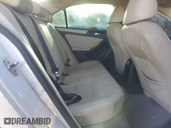 2012 Volkswagen Jetta Sedan SE w/Convenience & Sunroof with VIN 3VWDX7AJ6CM383180, listed as a Copart auction lot 84595134 with 0 mi miles and Salvage Title. Bid and sale history available at carsss.com. Image 10.