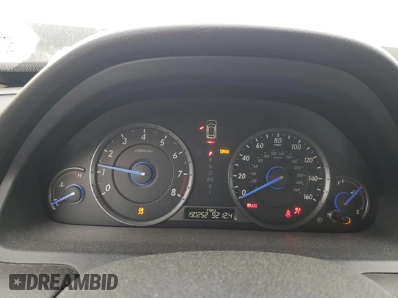 2012 Honda Crosstour EX-L with VIN 5J6TF3H59CL003652, listed as a Copart auction lot 76438264 with 190,252 mi miles and Salvage Title. Bid and sale history available at carsss.com. Image 9.