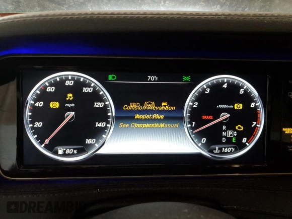 2015 Mercedes-Benz S 550 with VIN WDDUG8FB6FA148733, listed as a Copart auction lot 53365335 with 61,414 mi miles and Salvage Title. Bid and sale history available at carsss.com. Image 9.