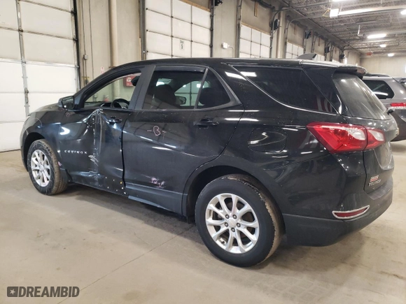 2020 Chevrolet Equinox LS with VIN 2GNAXSEV8L6184705, listed as a Copart auction lot 48496455 with 79,724 mi miles and Salvage Title. Bid and sale history available at carsss.com. Image 2.
