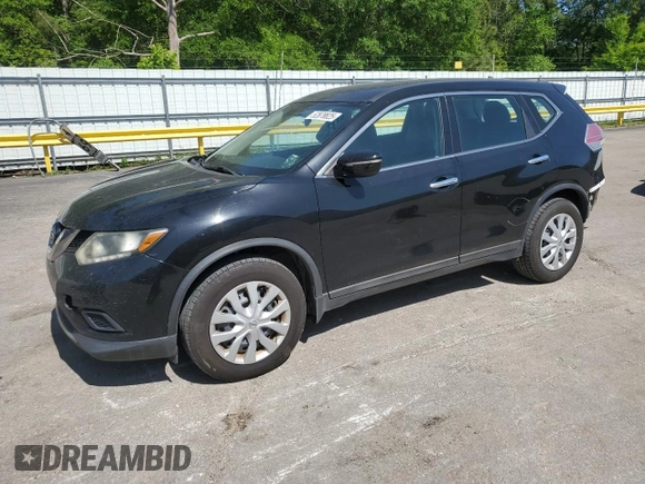 2014 Nissan Rogue SV with VIN 5N1AT2MT7EC859230, listed as a Copart auction lot 52878825 with 183,399 mi miles and Salvage Title. Bid and sale history available at carsss.com. Image 1.