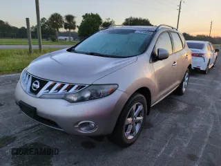2009 Nissan Murano SL with VIN JN8AZ18U09W103215, listed as a Copart auction lot 74713684 with 0 mi miles and Salvage Title. Bid and sale history available at carsss.com. Image 1.