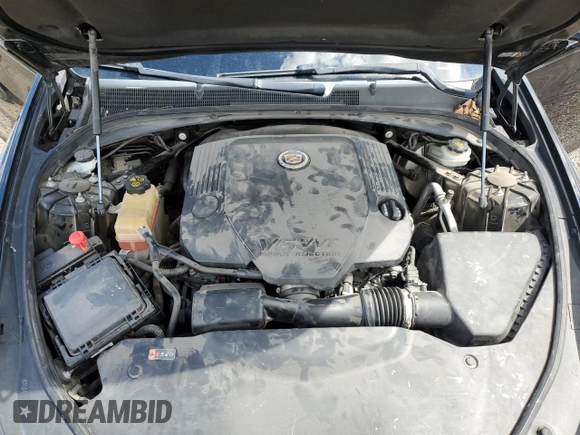 2014 Cadillac CTS Performance RWD with VIN 1G6AS5S33E0130965, listed as a Copart auction lot 60669564 with 28,435 mi miles and Salvage Title. Bid and sale history available at DreamBid. Image 11.