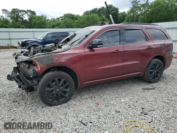 2018 Dodge Durango GT with VIN 1C4RDJDG6JC153961, listed as a Copart auction lot 54405545 with Not provided miles and Salvage title. Bid and sale history available at DreamBid. Image 1.