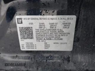 2020 Chevrolet Trax LT with VIN 3GNCJLSB6LL313546, listed as a IAAI auction lot 42063548 with 69,135 mi miles and . Bid and sale history available at DreamBid. Image 9.