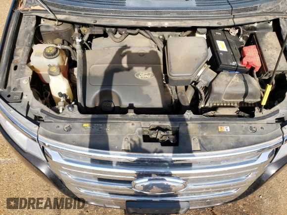 2013 Ford Edge Limited with VIN 2FMDK3KC1DBE37574, listed as a Copart auction lot 62334995 with 135,553 mi miles and Salvage title. Bid and sale history available at DreamBid. Image 12.