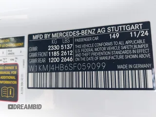 2025 Mercedes-Benz CLE 300 z VIN W1KMJ4HB6SF059099, wystawiony jako IAAI lot #42157426 z przebiegiem 5542 mil mil oraz . Historia ofert i sprzedaży dostępna na DreamBid. Obrazek 9.