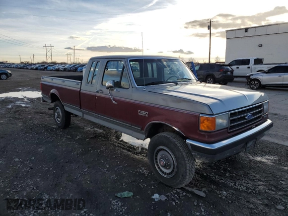 1990 Ford F-250 with VIN 1FTHX26H9LKA97005, listed as a Copart auction lot 86840874 with 111,275 mi miles and Salvage title. Bid and sale history available at DreamBid. Image 4.