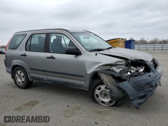 2005 Honda CR-V LX with VIN JHLRD78565C048468, listed as a Copart auction lot 45979075 with 149,347 mi miles and Salvage Title. Bid and sale history available at carsss.com. Image 4.