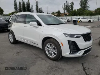 2024 Cadillac XT6 FWD Luxury with VIN 1GYKPAR47RZ746965, listed as a Copart auction lot 78839094 with 3,908 mi miles and Salvage Title. Bid and sale history available at carsss.com. Image 4.