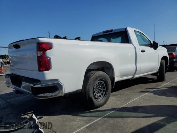 2023 Chevrolet Silverado 1500 Work Truck with VIN 3GCNAAEDXPG198788, listed as a Copart auction lot 54072885 with 23,608 mi miles and Salvage Title. Bid and sale history available at DreamBid. Image 3.