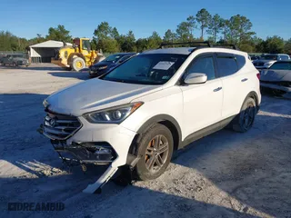 2017 Hyundai Santa Fe Sport 2.4L with VIN 5XYZU3LB4HG435992, listed as a IAAI auction lot 40927607 with 104,868 mi miles. Bid and sale history available at carsss.com. Image 18.
