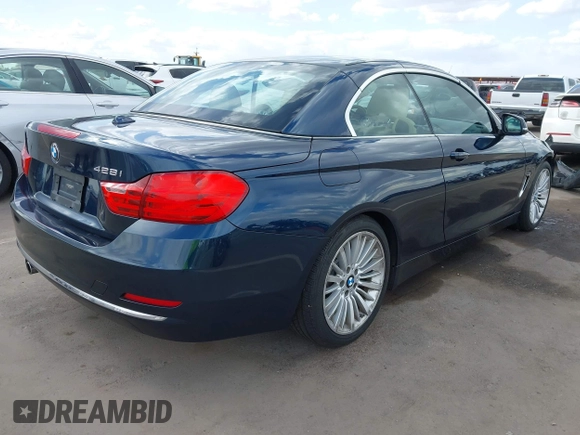 2014 BMW 4 Series 428i with VIN WBA3V5C52EJ968893, listed as a IAAI auction lot 41955531 with 91,090 mi miles and . Bid and sale history available at DreamBid. Image 4.