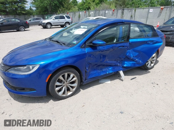 2015 Chrysler 200 S z VIN 1C3CCCBB7FN737149, wystawiony jako IAAI lot #42210692 z przebiegiem 83 214 mil mil oraz . Historia ofert i sprzedaży dostępna na DreamBid. Obrazek 2.
