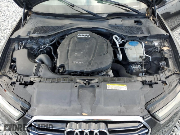 2016 Audi A6 2.0T Premium with VIN WAUCFAFC6GN116204, listed as a Copart auction lot 50001755 with 110,900 mi miles and Clean Title. Bid and sale history available at carsss.com. Image 11.