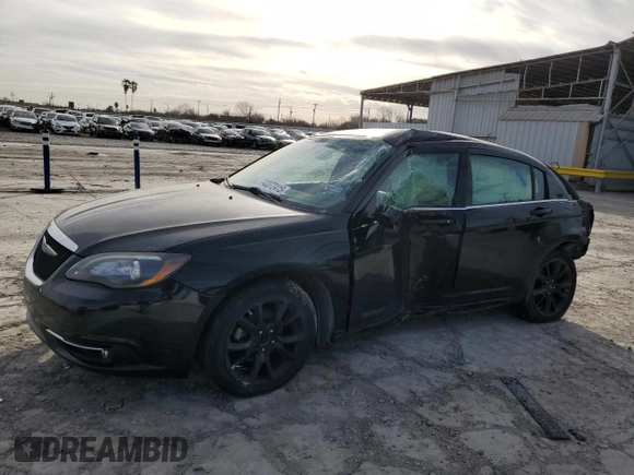 2014 Chrysler 200 Limited with VIN 1C3CCBCG6EN185565, listed as a Copart auction lot 43372415 with 116,383 mi miles and Salvage Title. Bid and sale history available at DreamBid. Image 1.