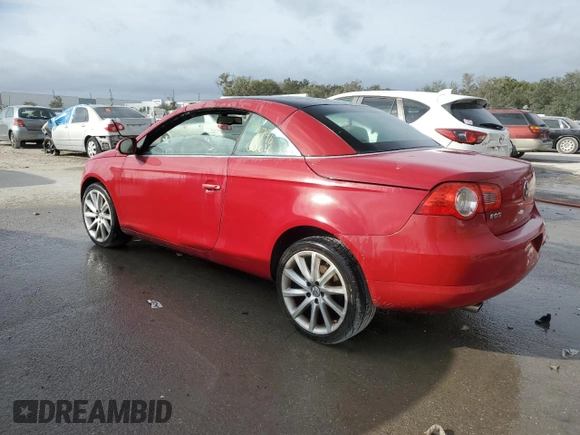 2007 Volkswagen Eos 3.2L with VIN WVWDB71F27V038737, listed as a Copart auction lot 77960204 with Not Provided miles and Clean Title. Bid and sale history available at DreamBid. Image 2.