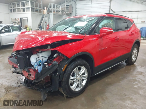 2022 Chevrolet Blazer LT z VIN 3GNKBJR44NS204676, wystawiony jako IAAI lot #42227459 z przebiegiem 32 683 mil mil oraz . Historia ofert i sprzedaży dostępna na DreamBid. Obrazek 17.
