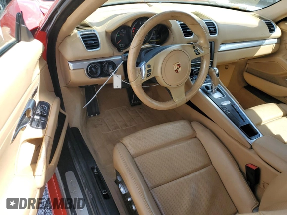 2014 Porsche Cayman с VIN WP0AA2A82EK171667, выставлен на аукционе Copart как лот 47528675 с пробегом 103 494 миль миль и Списание • Salvage title. История ставок и продаж доступна на DreamBid. Изображение 8.