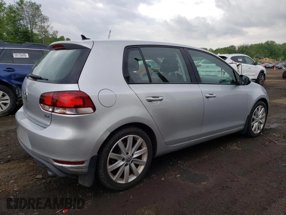 2011 Volkswagen Golf TDI with VIN WVWDM7AJ8BW231427, listed as a Copart auction lot 59007835 with 114,495 mi miles and Clean title. Bid and sale history available at DreamBid. Image 3.