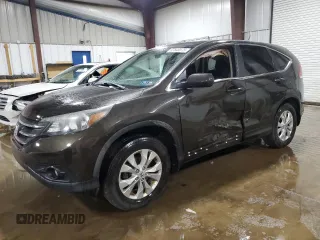2014 Honda CR-V EX with VIN 5J6RM4H5XEL072973, listed as a Copart auction lot 52848575 with 86,959 mi miles and Salvage Title. Bid and sale history available at carsss.com. Image 1.