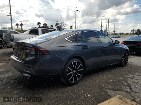 2024 Honda Accord Touring with VIN 1HGCY2F87RA062602, listed as a Copart auction lot 44787915 with 5,236 mi miles and Salvage title. Bid and sale history available at DreamBid. Image 3.