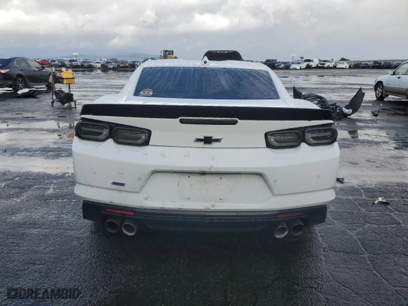 2021 Chevrolet Camaro 2SS with VIN 1G1FG1R79M0120356, listed as a Copart auction lot 86222314 with 39,325 mi miles and Salvage Title. Bid and sale history available at carsss.com. Image 6.