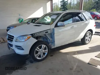 2012 Mercedes-Benz M ML 350 with VIN 4JGDA5HB1CA013738, listed as a IAAI auction lot 42024949 with 81,124 mi miles. Bid and sale history available at carsss.com. Image 2.
