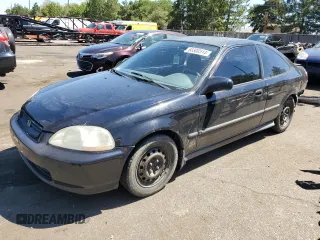 1998 Honda Civic DX with VIN 1HGEJ6120WL012227, listed as a Copart auction lot 68300514 with 278,117 mi miles and Salvage Title. Bid and sale history available at carsss.com. Image 1.