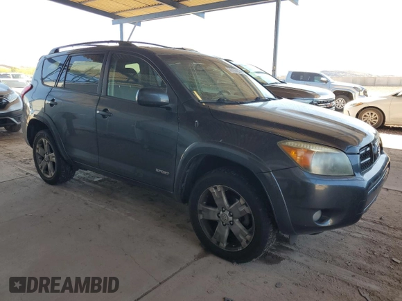 2008 Toyota RAV4 Sport with VIN JTMZK32V686015171, listed as a Copart auction lot 56194485 with 167,889 mi miles and Salvage title. Bid and sale history available at DreamBid. Image 4.